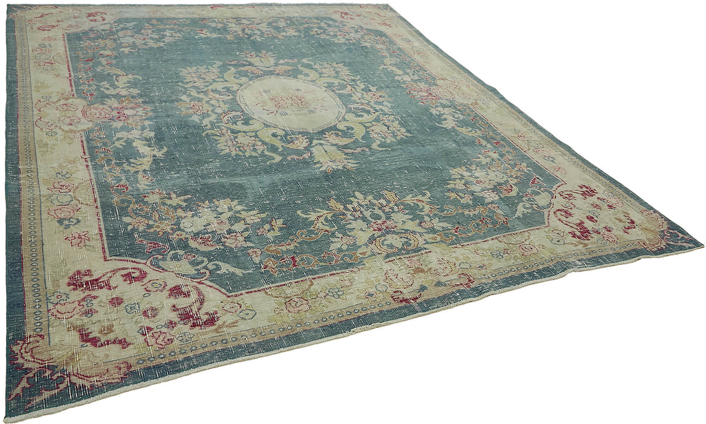 Beige vintage Persian rug 45516, 2.78 x 3.02 metres – photograph 2