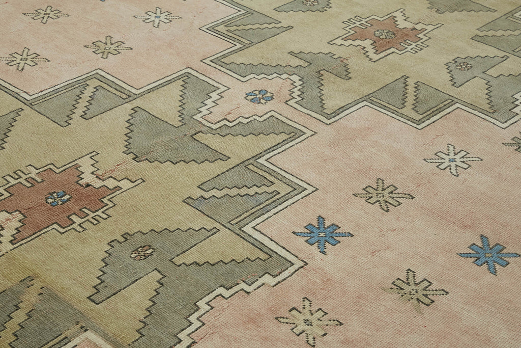 Beige vintage Persian rug 45528, 3.36 x 4.03 metres – photograph 5
