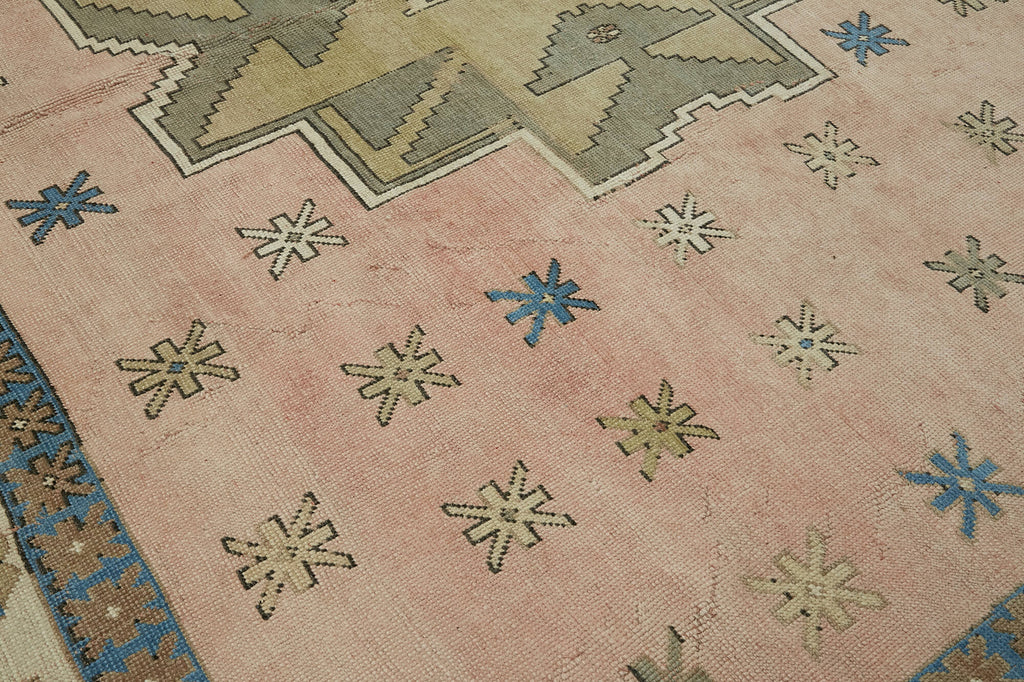 Beige vintage Persian rug 45528, 3.36 x 4.03 metres – photograph 9