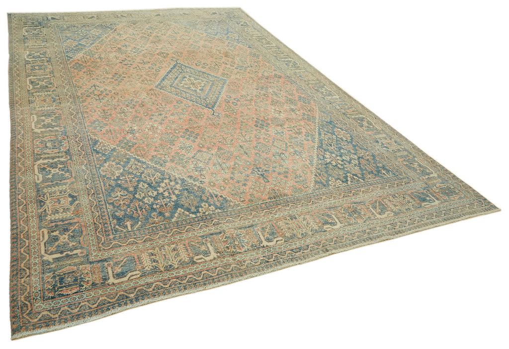 Beige vintage Persian rug 46147, 2.63 x 3.81 metres – photograph 2