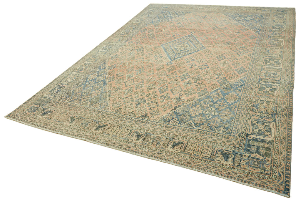 Beige vintage Persian rug 46147, 2.63 x 3.81 metres – photograph 3
