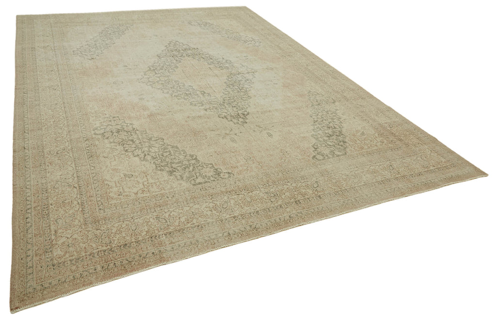 Beige vintage Persian rug 46174, 3.01 x 3.93 metres – photograph 2