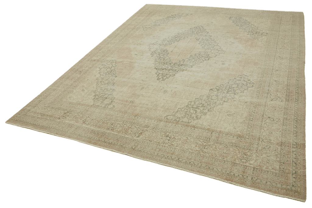 Beige vintage Persian rug 46174, 3.01 x 3.93 metres – photograph 3