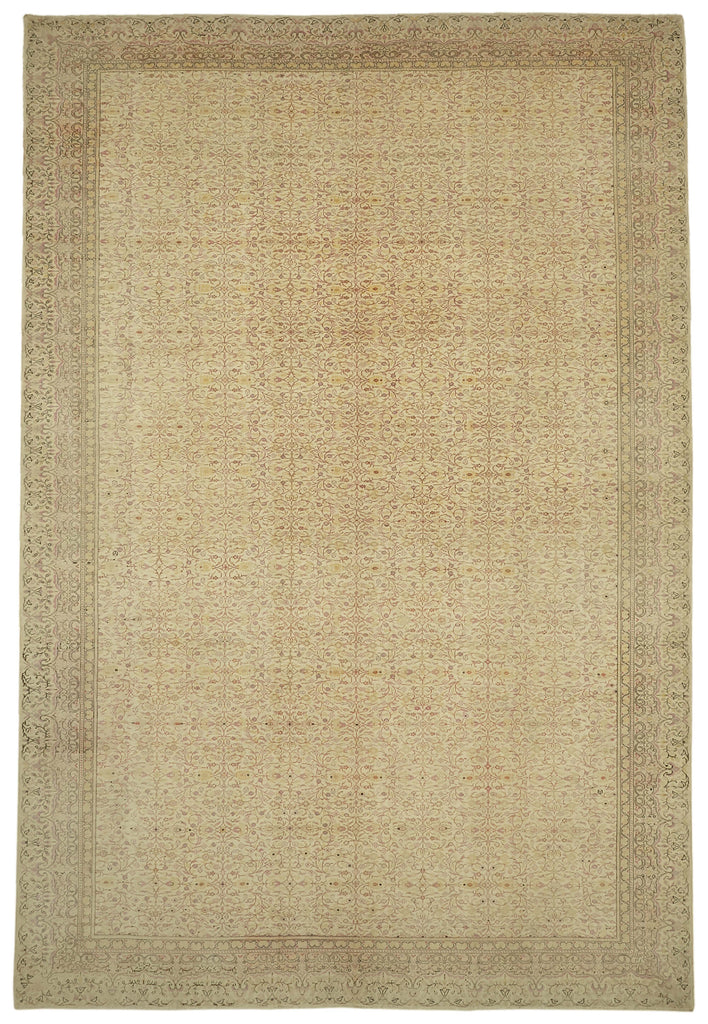 Beige vintage Persian rug 46177, 2.94 x 4.38 metres – full rug