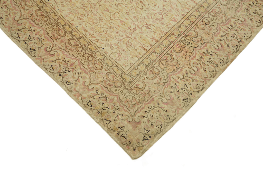 Beige vintage Persian rug 46177, 2.94 x 4.38 metres – photograph 4