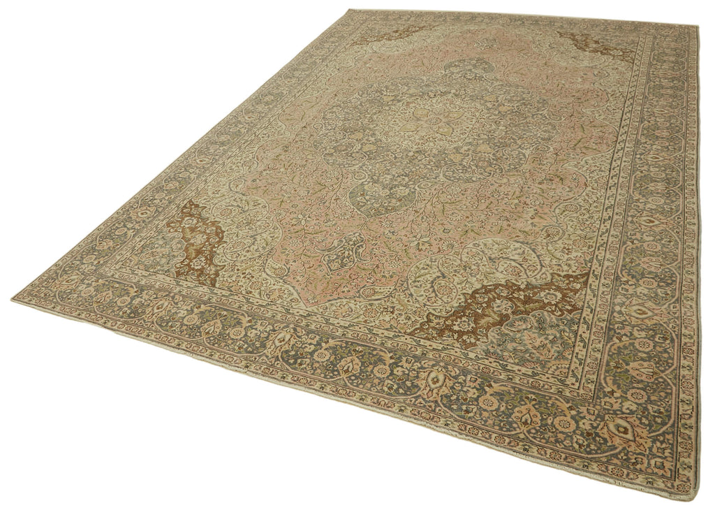 Beige vintage Persian rug 46427, 2.56 x 3.51 metres – photograph 3