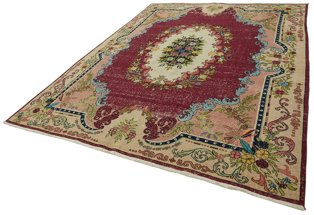 Beige vintage Persian rug 47160, 2.55 x 3.33 metres – photograph 3