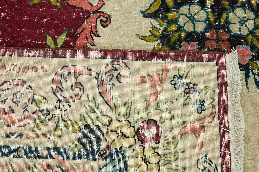 Beige vintage Persian rug 47160, 2.55 x 3.33 metres – photograph 7