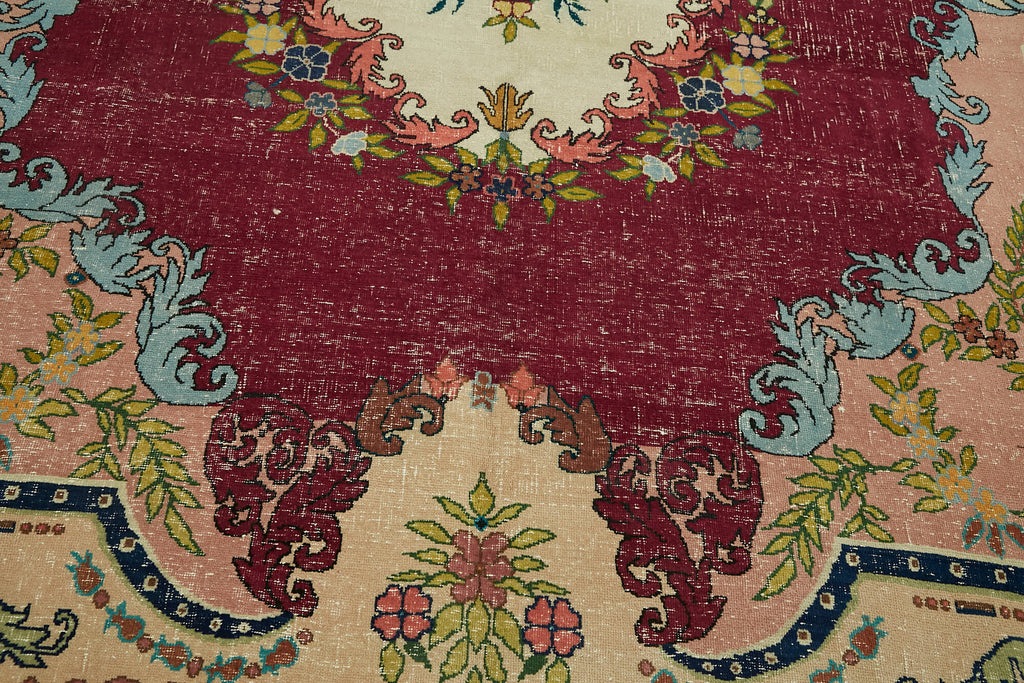Beige vintage Persian rug 47160, 2.55 x 3.33 metres – photograph 10