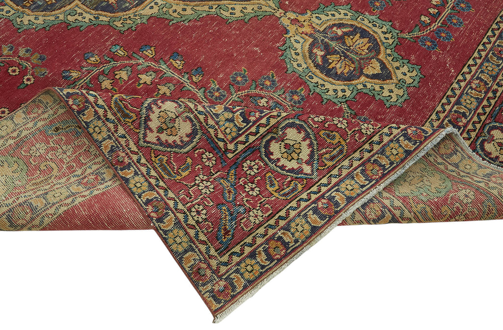Beige vintage Persian rug 47165, 2.87 x 3.82 metres – photograph 6