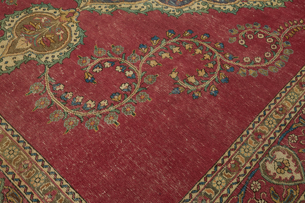 Beige vintage Persian rug 47165, 2.87 x 3.82 metres – photograph 9