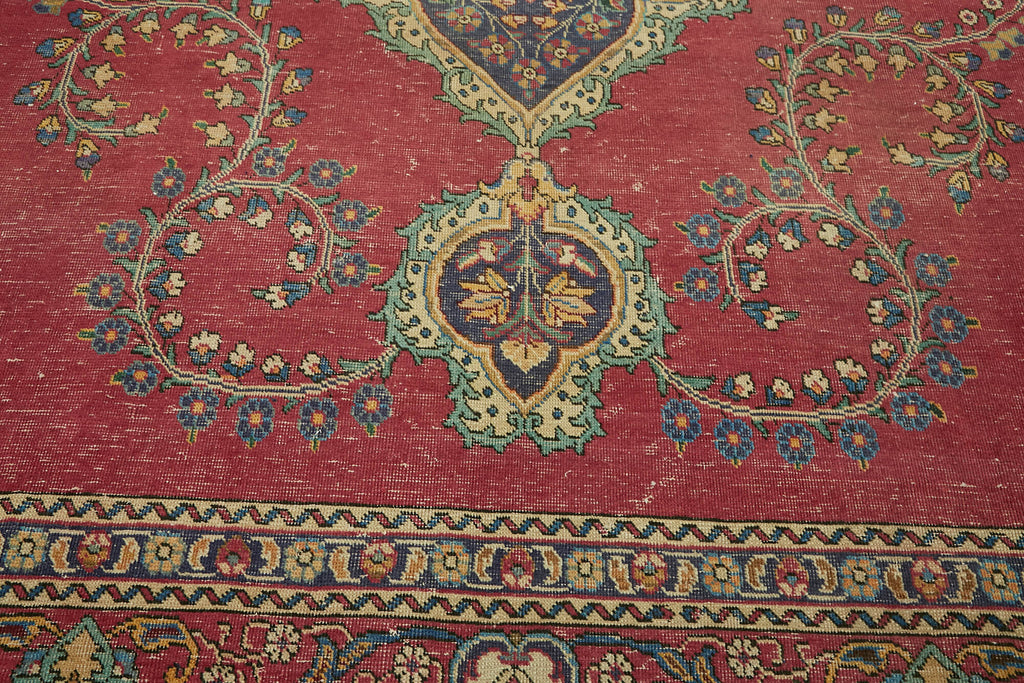 Beige vintage Persian rug 47165, 2.87 x 3.82 metres – photograph 10