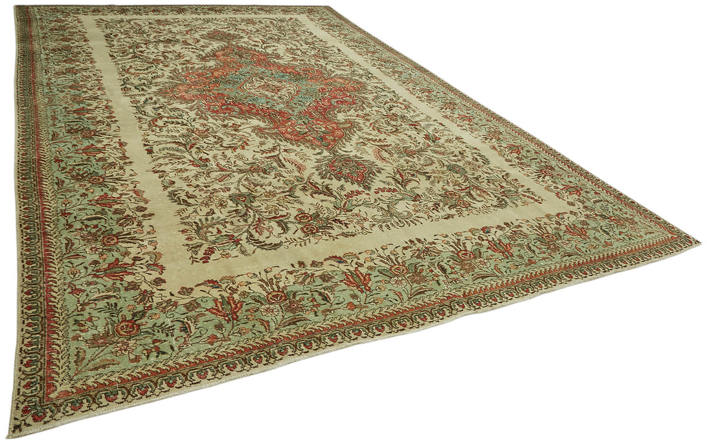 Beige vintage Persian rug 47180, 3.06 x 4.82 metres – photograph 2