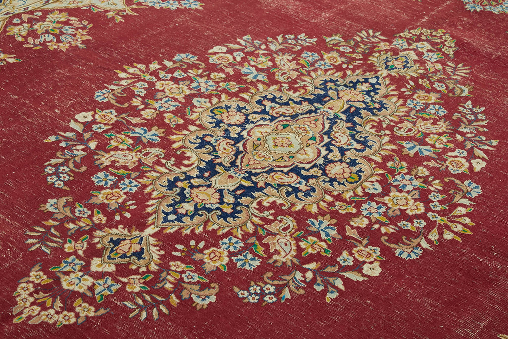 Beige vintage Persian rug 47183, 2.95 x 3.90 metres – photograph 5