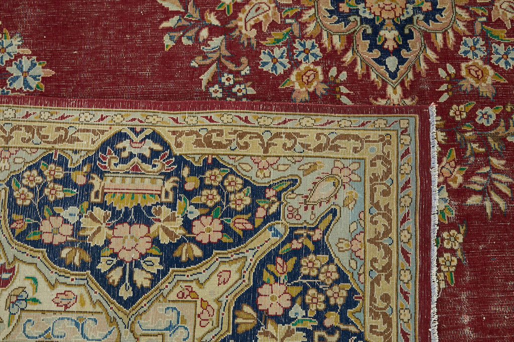 Beige vintage Persian rug 47183, 2.95 x 3.90 metres – photograph 7