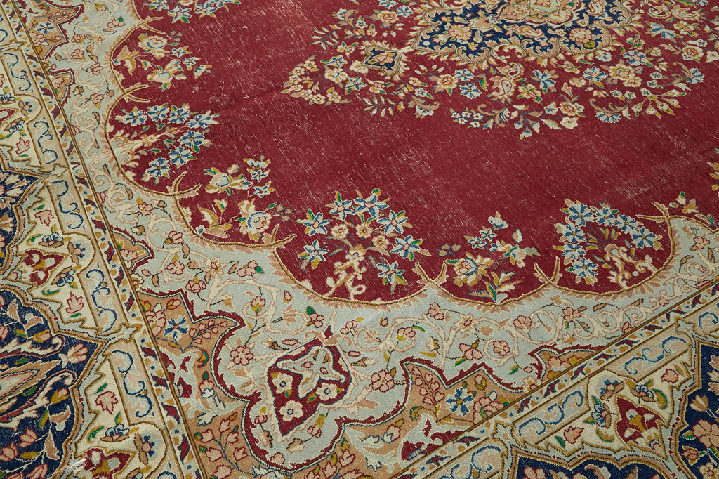 Beige vintage Persian rug 47183, 2.95 x 3.90 metres – photograph 9