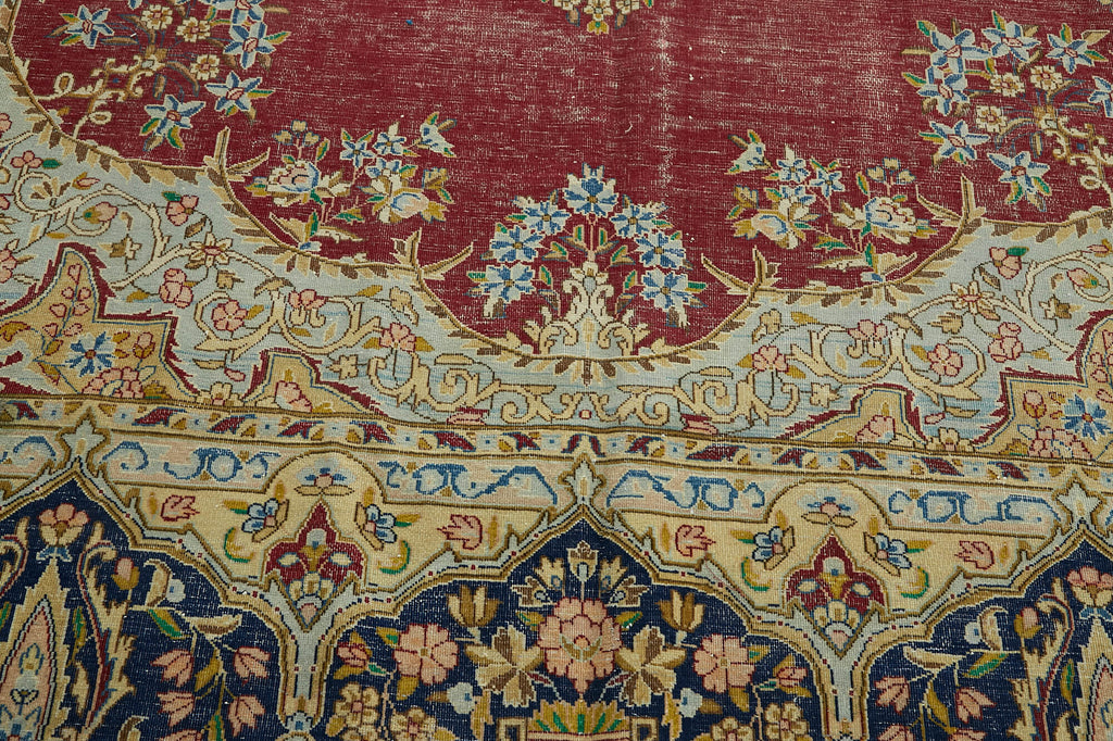 Beige vintage Persian rug 47183, 2.95 x 3.90 metres – photograph 10