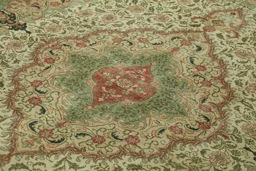 Beige vintage Persian rug 47506, 2.94 x 3.85 metres – photograph 5