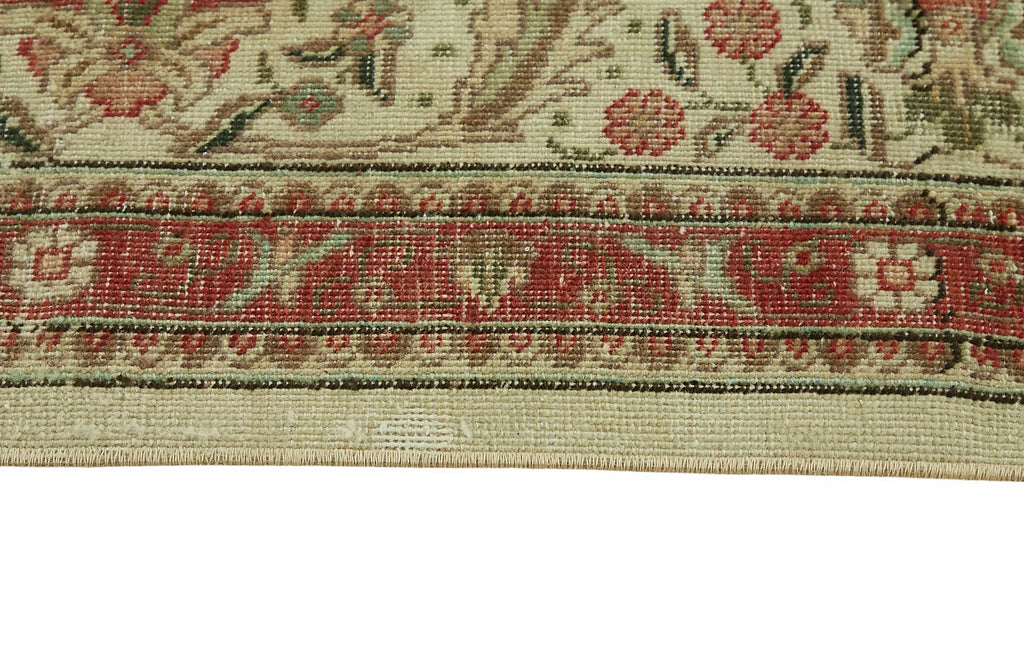 Beige vintage Persian rug 47506, 2.94 x 3.85 metres – photograph 8