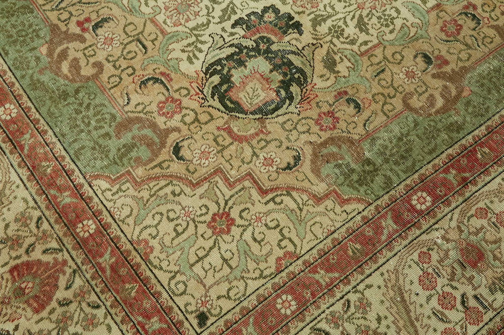 Beige vintage Persian rug 47506, 2.94 x 3.85 metres – photograph 9