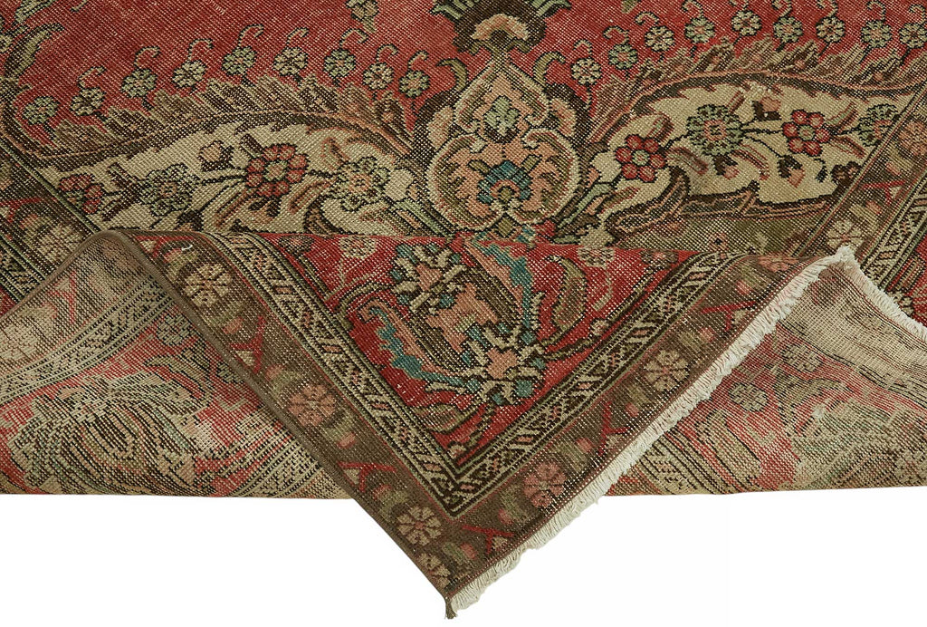 Beige vintage Persian rug 47510, 3.07 x 4.12 metres – photograph 6