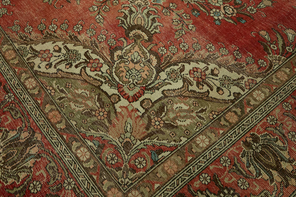 Beige vintage Persian rug 47510, 3.07 x 4.12 metres – photograph 9