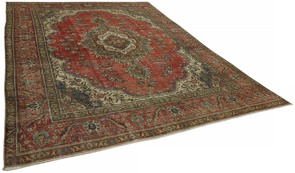 Beige vintage Persian rug 47516, 2.62 x 3.72 metres – photograph 2