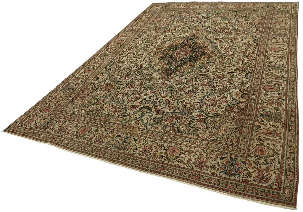 Beige vintage Persian rug 47526, 2.31 x 3.44 metres – photograph 3