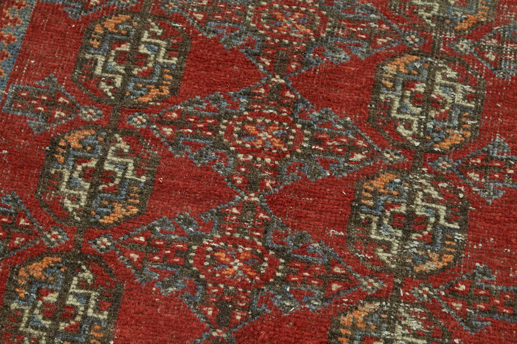Red vintage Persian rug 47532, 1.00 x 3.20 metres – photograph 5