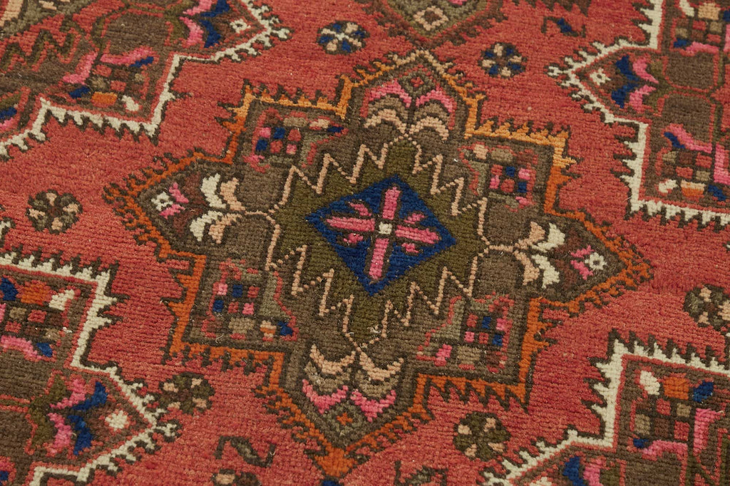 Red vintage Persian rug 47535, 0.96 x 3.71 metres – photograph 5