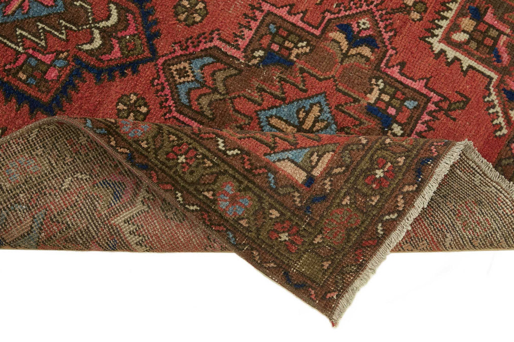 Red vintage Persian rug 47535, 0.96 x 3.71 metres – photograph 6