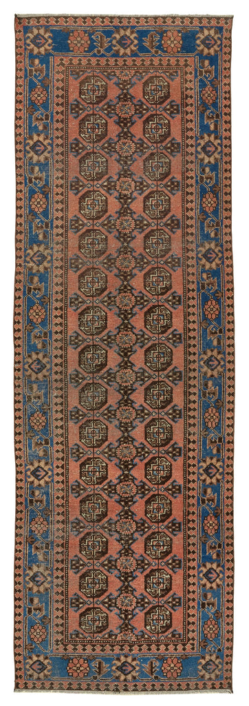 Red vintage Persian rug 47539, 1.05 x 3.27 metres – full rug