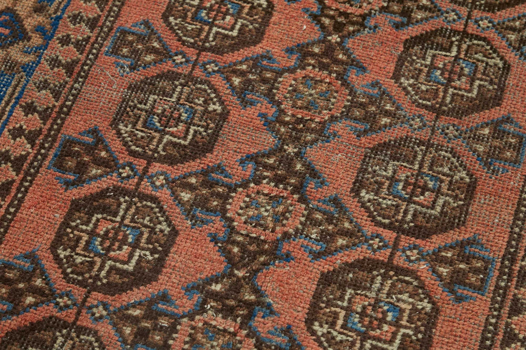 Red vintage Persian rug 47539, 1.05 x 3.27 metres – photograph 5