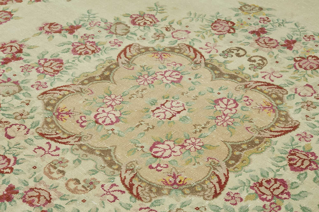Beige vintage Persian rug 47671, 2.86 x 4.00 metres – photograph 5