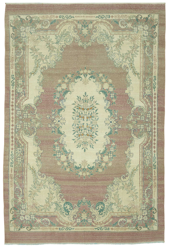 Beige vintage Persian rug 47673, 2.36 x 3.60 metres – full rug