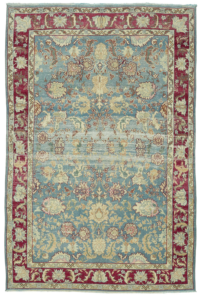Beige vintage Persian rug 47674, 2.36 x 3.60 metres – full rug