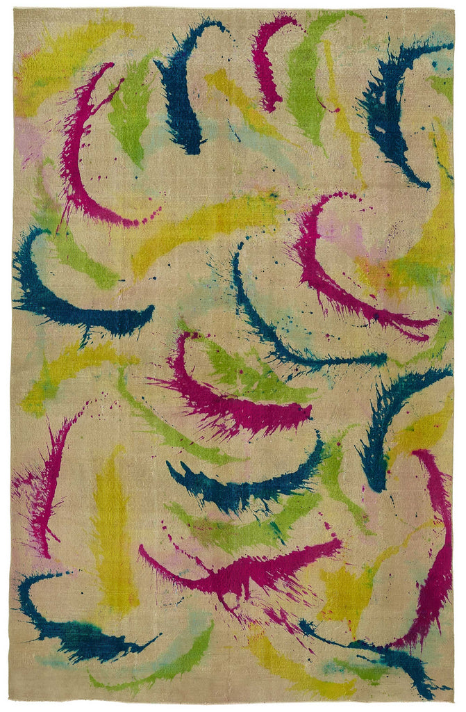 Multicolor vintage Persian rug 47676, 2.24 x 3.40 metres – full rug