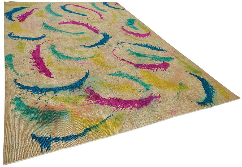 Multicolor vintage Persian rug 47677, 2.57 x 3.75 metres – photograph 2