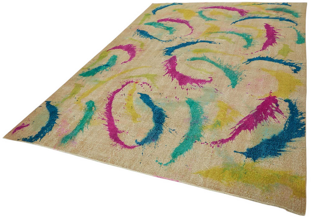 Multicolor vintage Persian rug 47677, 2.57 x 3.75 metres – photograph 3