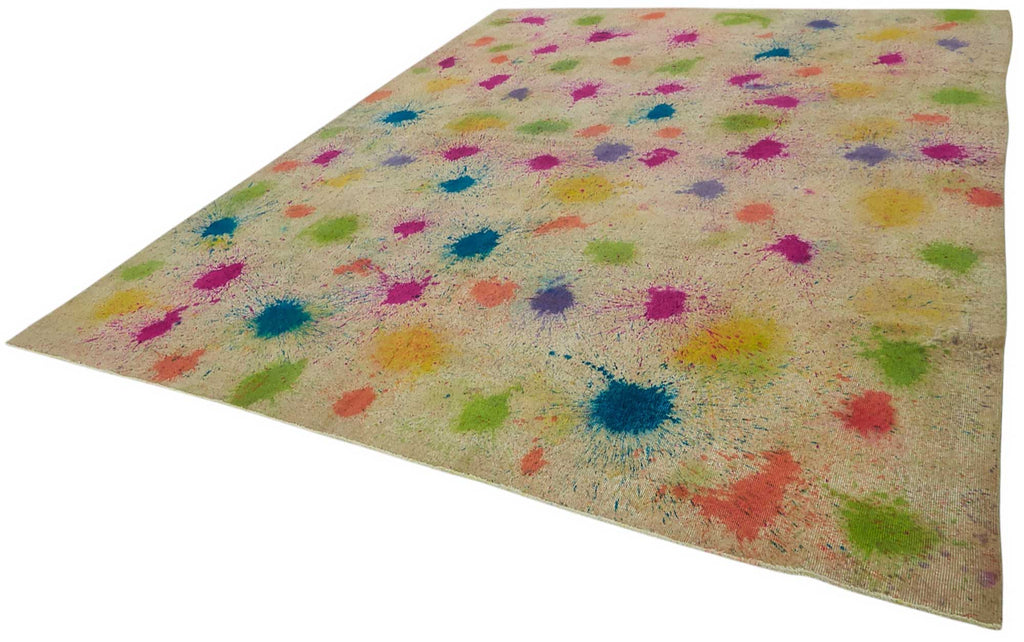 Multicolor vintage Persian rug 47679, 3.00 x 3.76 metres – photograph 3
