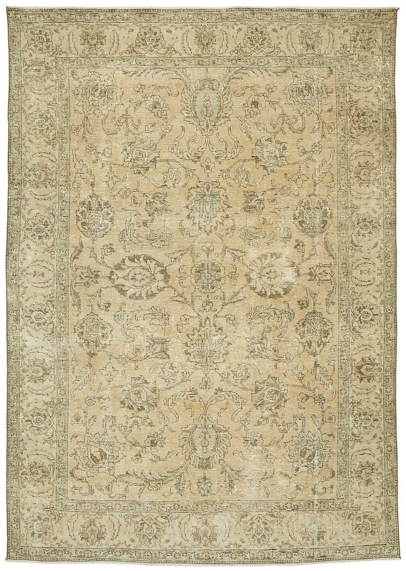 Beige vintage Persian rug 47680, 2.27 x 3.28 metres – full rug