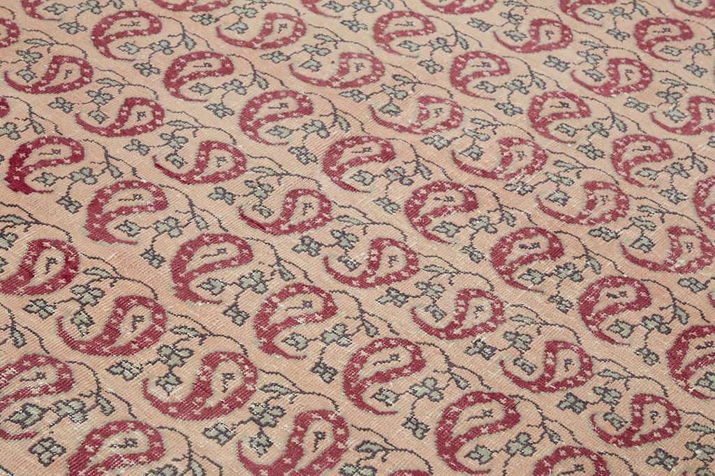 Red vintage Persian rug 47681, 2.87 x 3.63 metres – photograph 5