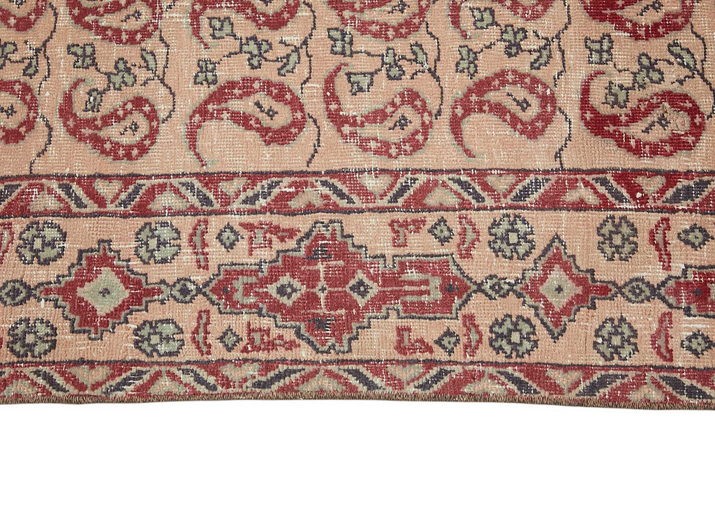 Red vintage Persian rug 47681, 2.87 x 3.63 metres – photograph 8