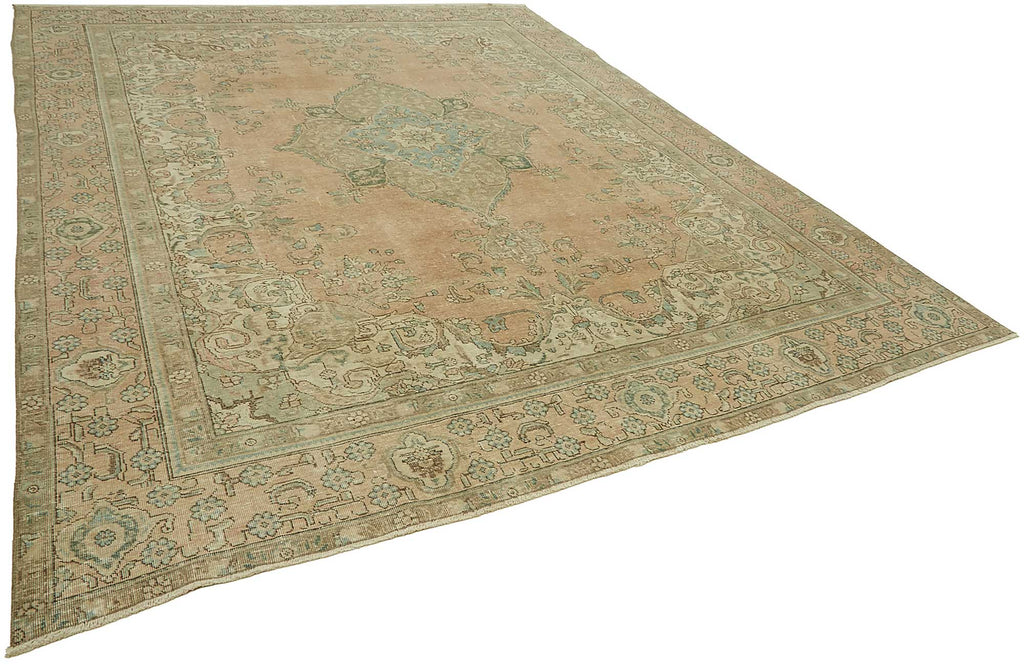 Beige vintage Persian rug 47687, 2.88 x 3.85 metres – photograph 2