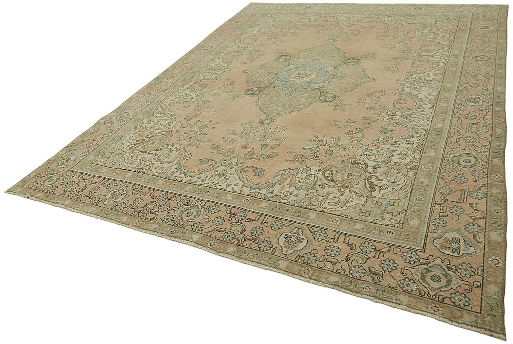 Beige vintage Persian rug 47687, 2.88 x 3.85 metres – photograph 3