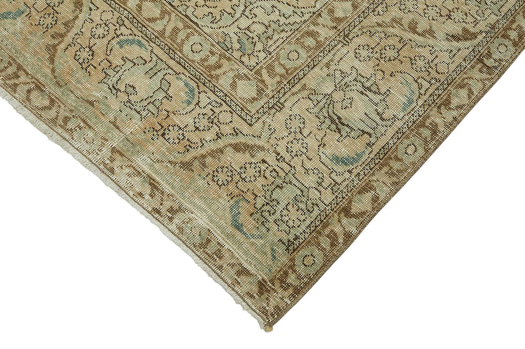 Beige vintage Persian rug 47688, 2.93 x 3.88 metres – photograph 4