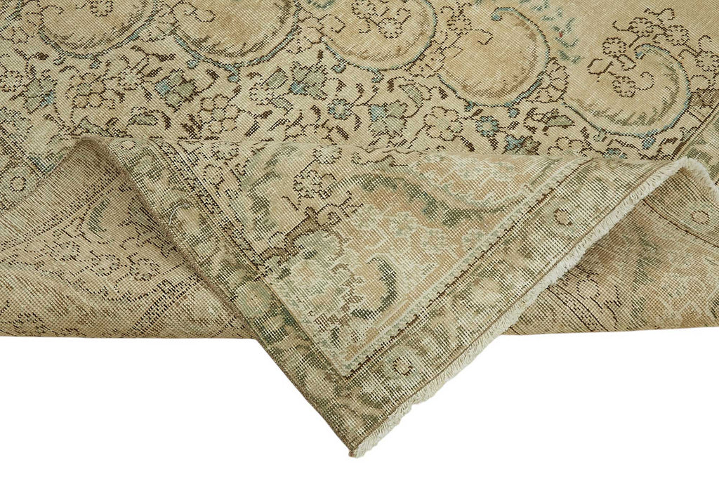 Beige vintage Persian rug 47688, 2.93 x 3.88 metres – photograph 6
