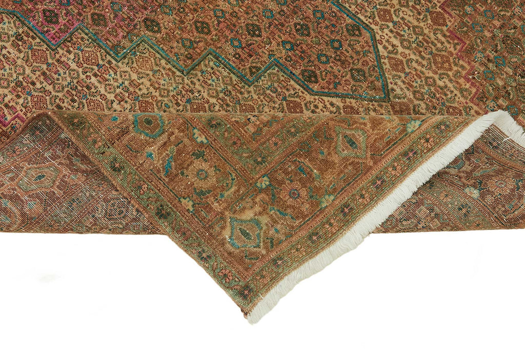 Beige vintage Persian rug 47871, 1.52 x 3.32 metres – photograph 6