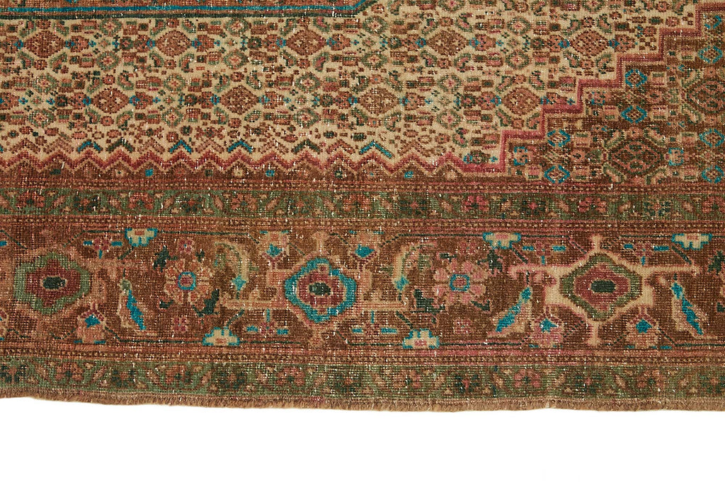 Beige vintage Persian rug 47871, 1.52 x 3.32 metres – photograph 8