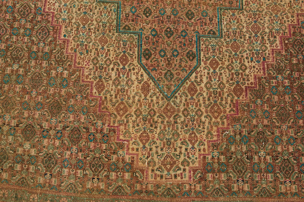 Beige vintage Persian rug 47871, 1.52 x 3.32 metres – photograph 10